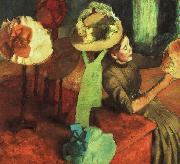 Edgar Degas The Millinery Shop oil on canvas